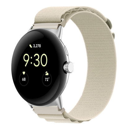 Vildt kønt Google Pixel Watch Nylon Rem - Brun#serie_1