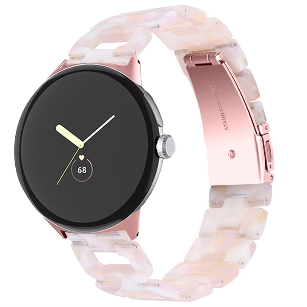 Super fint Google Pixel Watch Plastik Rem - Pink#serie_3