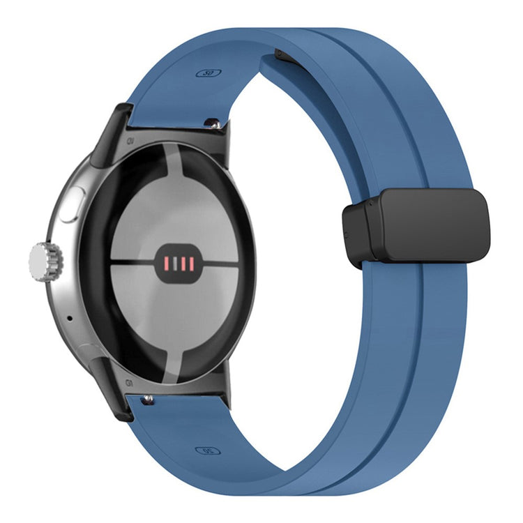 Rigtigt nydelig Google Pixel Watch Silikone Rem - Blå#serie_8