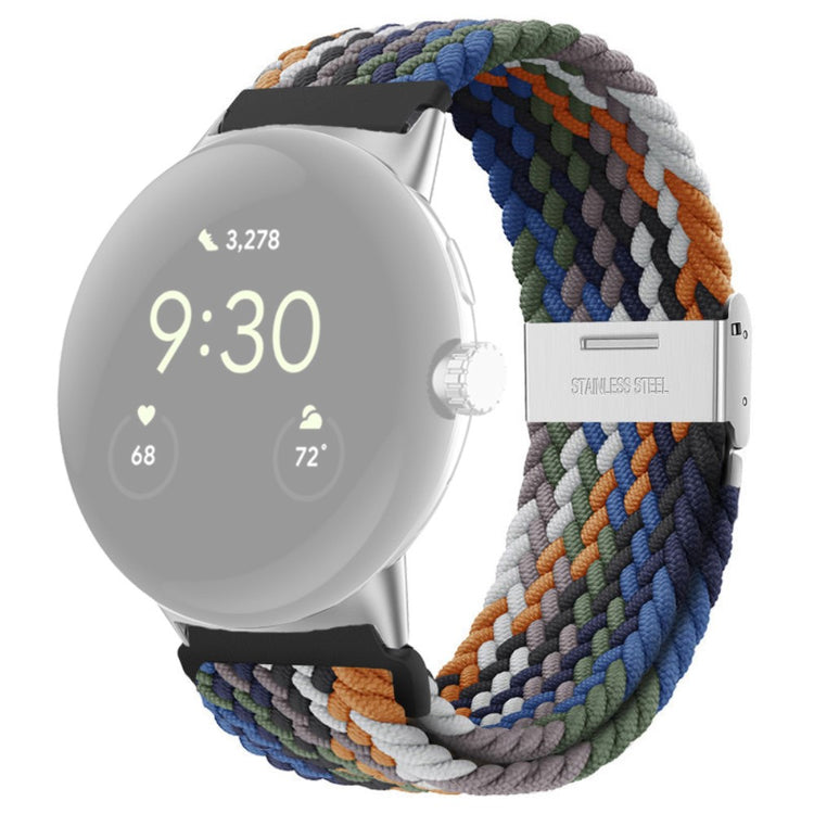 Vildt cool Google Pixel Watch Nylon Rem - Flerfarvet#serie_7