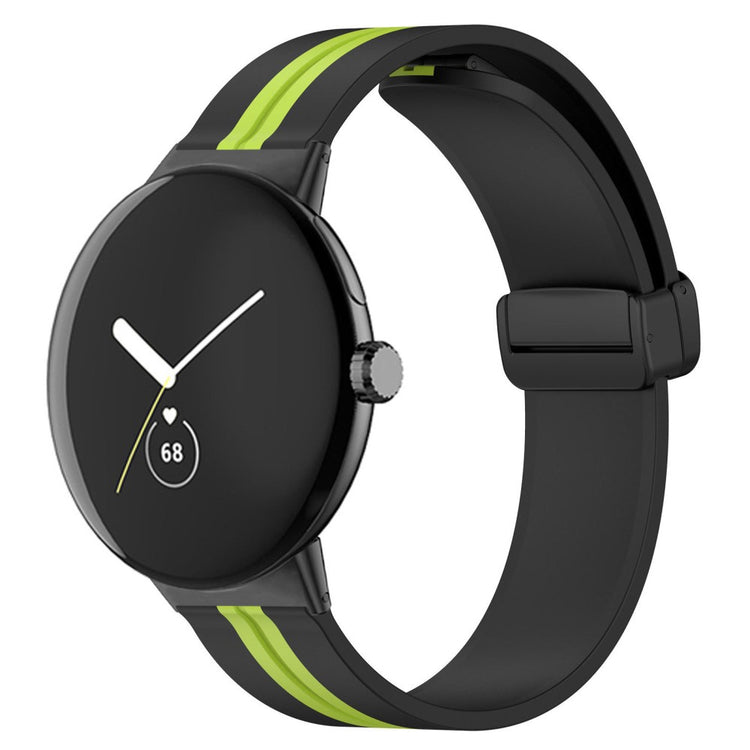 Super skøn Google Pixel Watch Silikone Rem - Grøn#serie_8