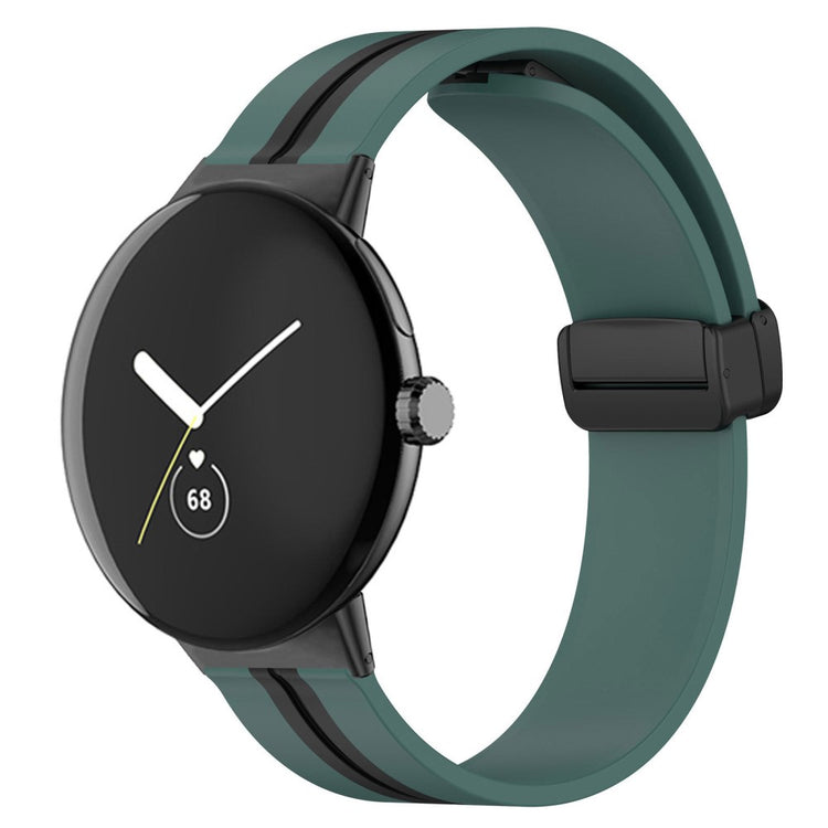 Super skøn Google Pixel Watch Silikone Rem - Grøn#serie_9