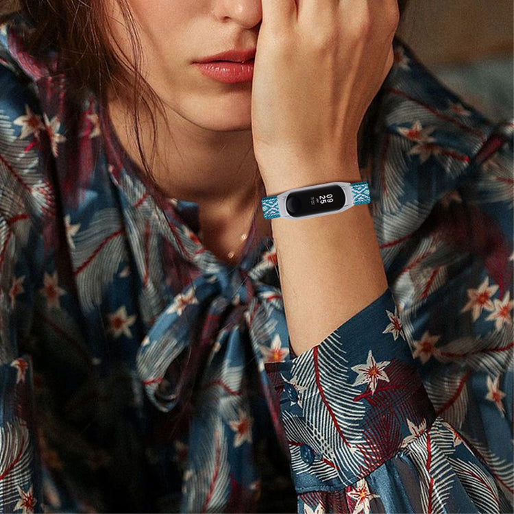 Sejt Xiaomi Mi Smart Band 6 / Xiaomi Mi Band 5 Stof Urrem - Flerfarvet#serie_6