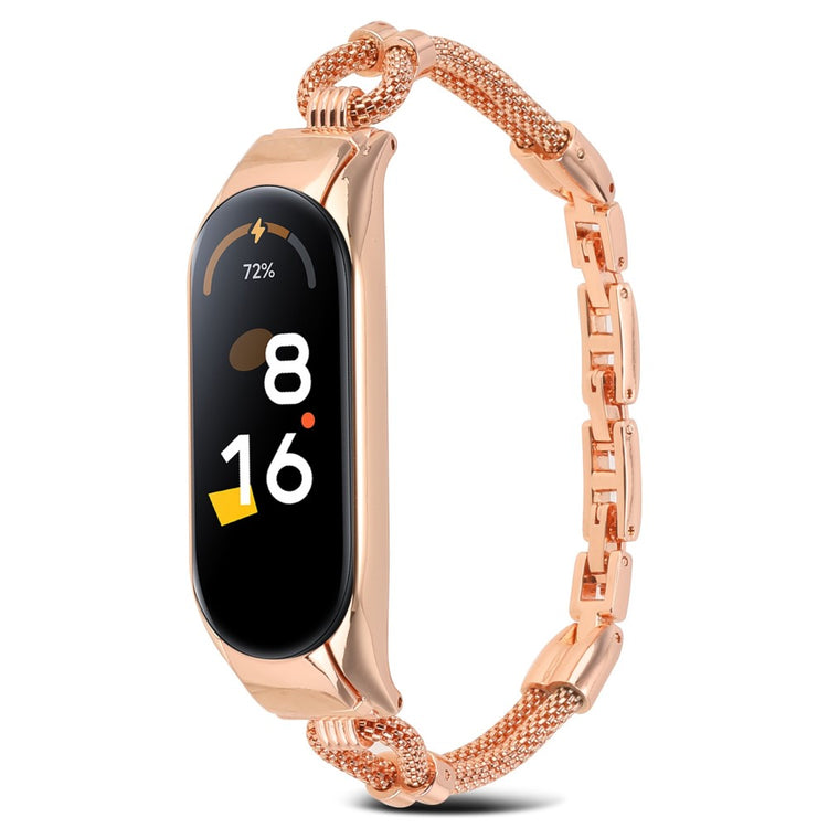 Flot Xiaomi Mi Smart Band 6 / Xiaomi Mi Band 5 Metal Urrem - Guld#serie_3