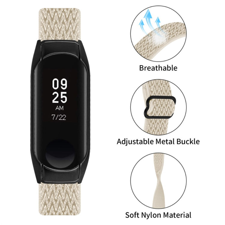 Godt Xiaomi Mi Smart Band 6 / Xiaomi Mi Band 5 Stof Urrem - Beige#serie_1