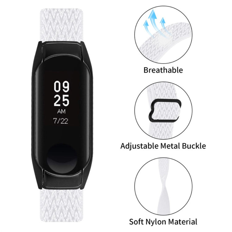 Godt Xiaomi Mi Smart Band 6 / Xiaomi Mi Band 5 Stof Urrem - Hvid#serie_9