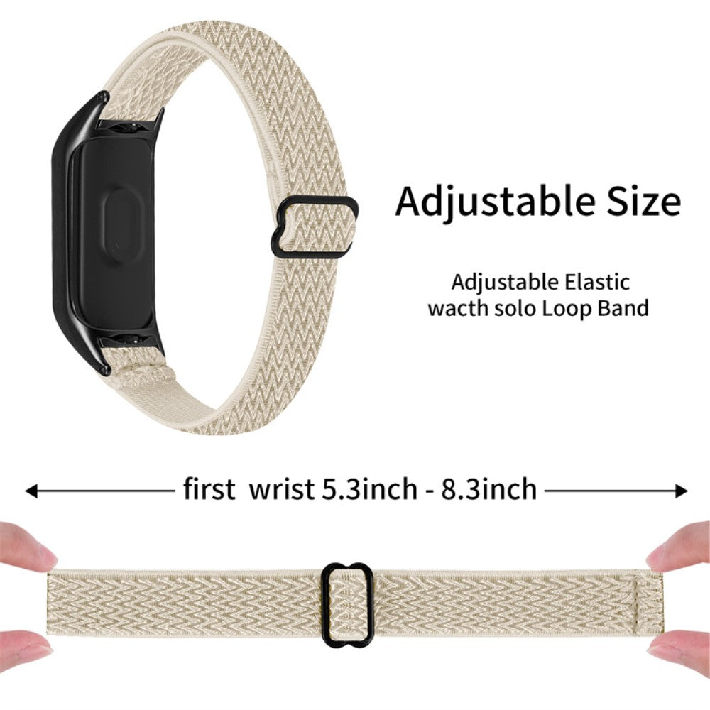Mega pænt Xiaomi Mi Band 7 Stof Urrem - Beige#serie_1