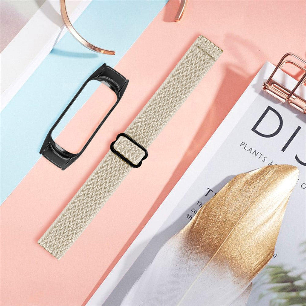 Mega pænt Xiaomi Mi Band 7 Stof Urrem - Beige#serie_1