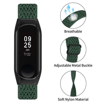 Mega pænt Xiaomi Mi Band 7 Stof Urrem - Grøn#serie_16