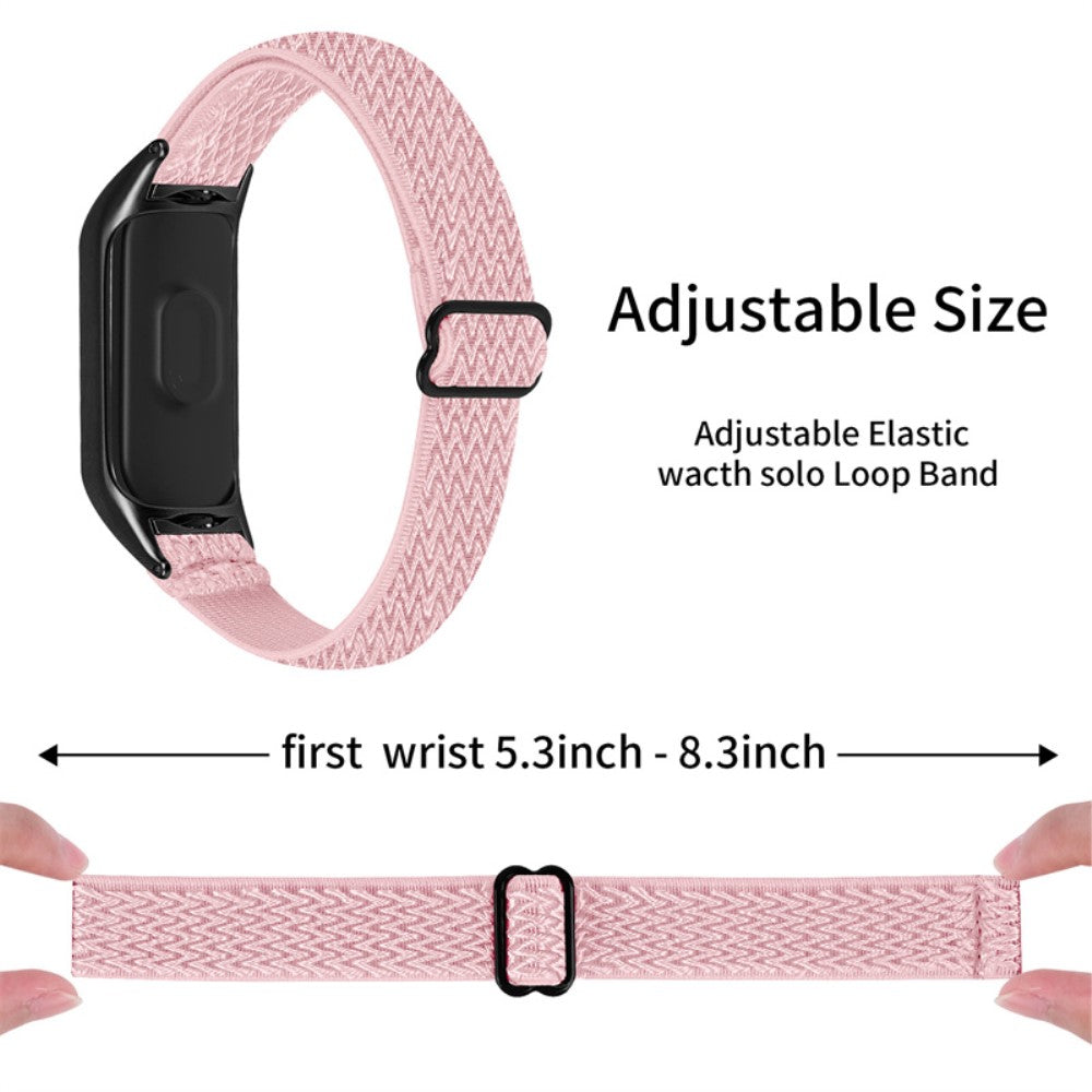 Mega pænt Xiaomi Mi Band 7 Stof Urrem - Pink#serie_17