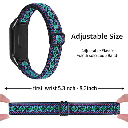 Mega pænt Xiaomi Mi Band 7 Stof Urrem - Blå#serie_3