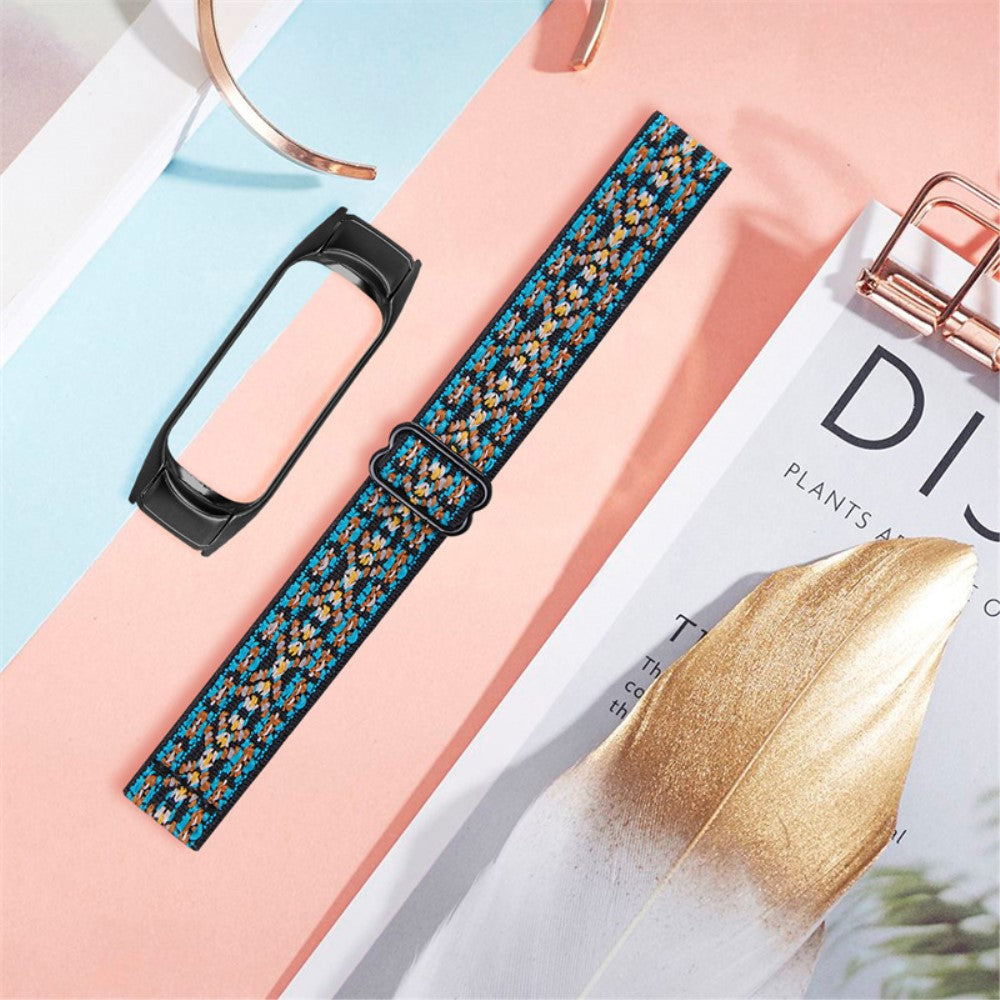 Mega pænt Xiaomi Mi Band 7 Stof Urrem - Grøn#serie_7