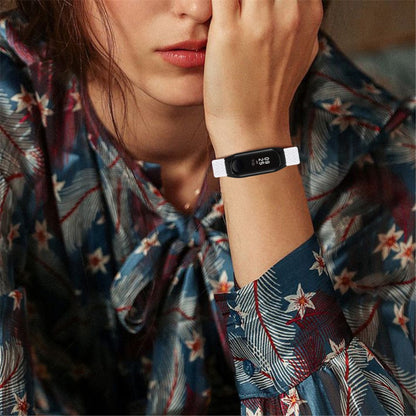 Mega pænt Xiaomi Mi Band 7 Stof Urrem - Hvid#serie_9