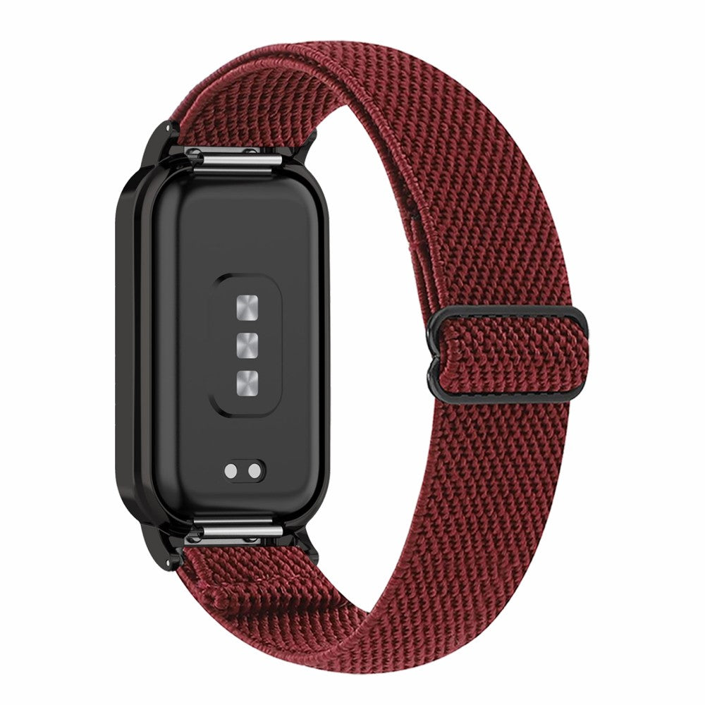 Sejt Nylon Rem passer til Xiaomi Redmi Band 2 - Rød#serie_6