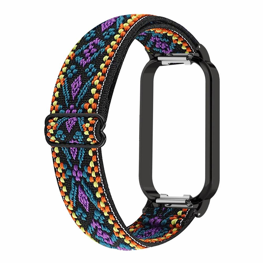 Sejt Nylon Rem passer til Xiaomi Redmi Band 2 - Flerfarvet#serie_7