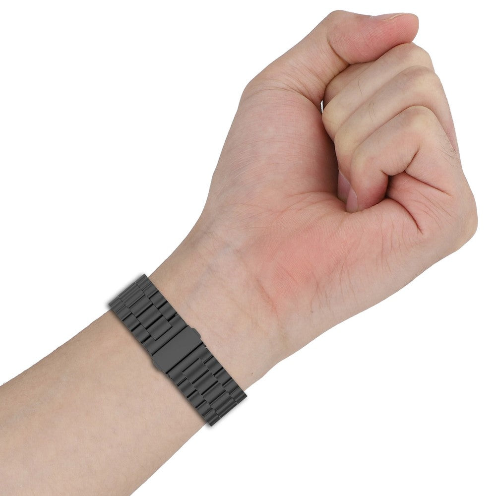 Metal Universal Rem passer til Xiaomi Redmi Watch 3 / Xiaomi Mi Watch Lite 3 - Sort#serie_1