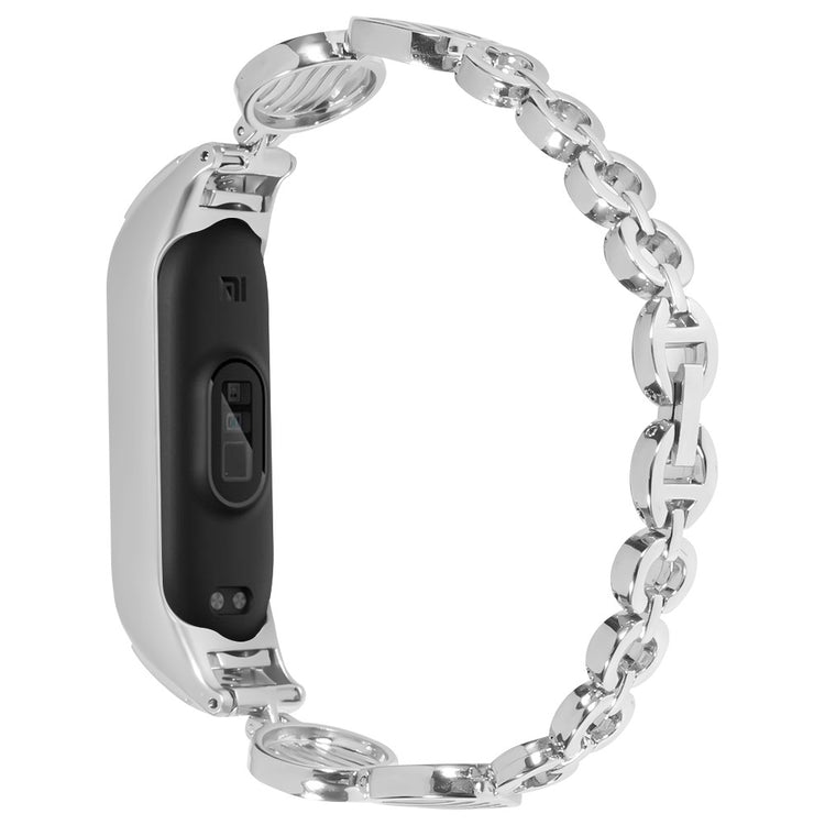 Udsøgt Xiaomi Mi Smart Band 4 / Xiaomi Mi Band 3 Metal Rem - Sølv#serie_2