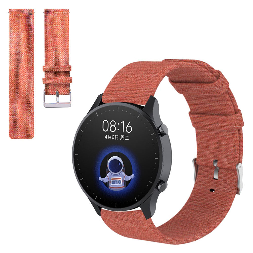 Super hårdfør Xiaomi Watch Color Nylon Rem - Orange#serie_5