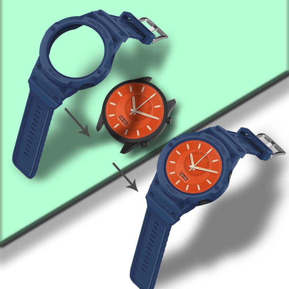 Vildt kønt Xiaomi Mi Watch Color Sports Silikone Urrem - Blå#serie_6