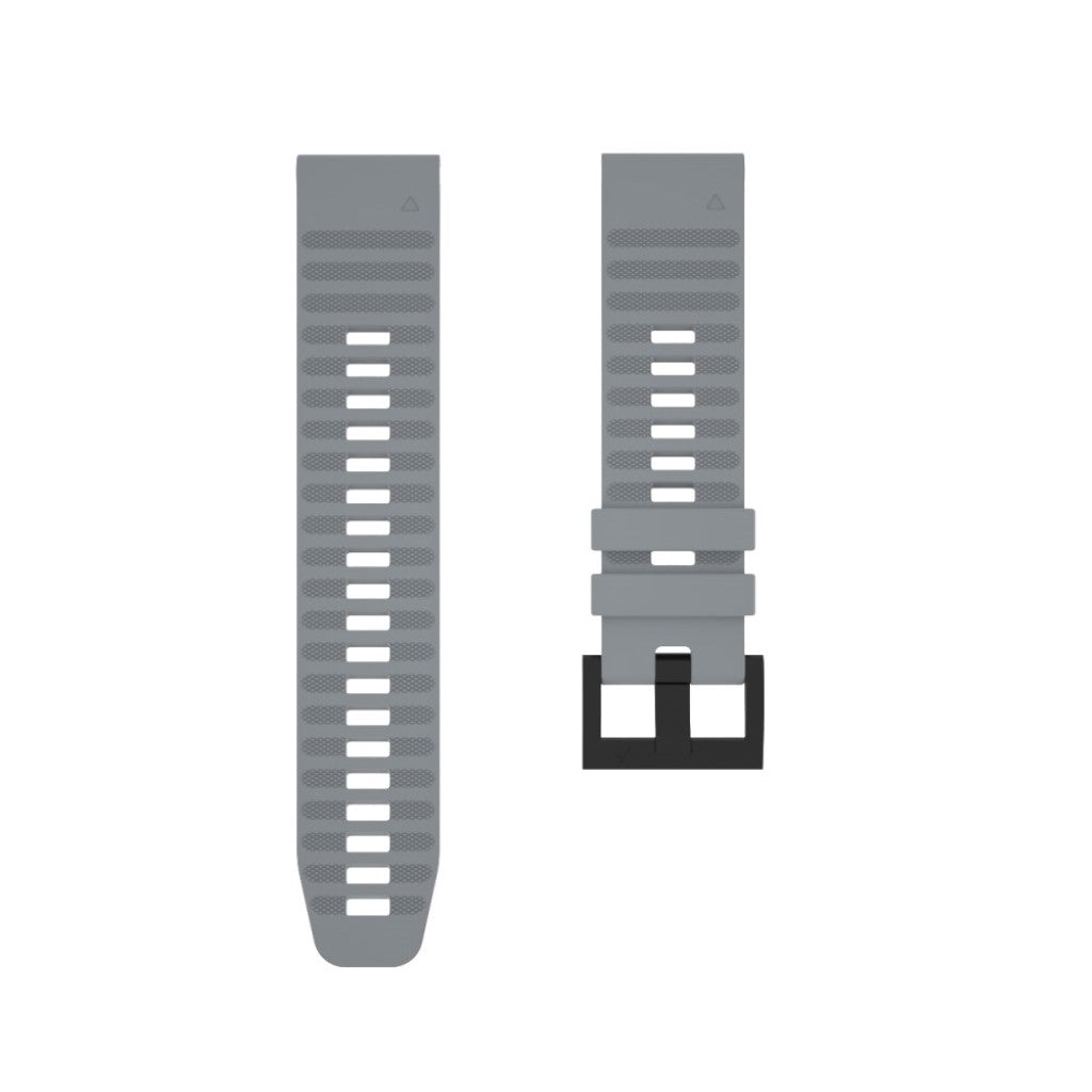 Stilren Universal Garmin Silikone Rem - Sølv#serie_3