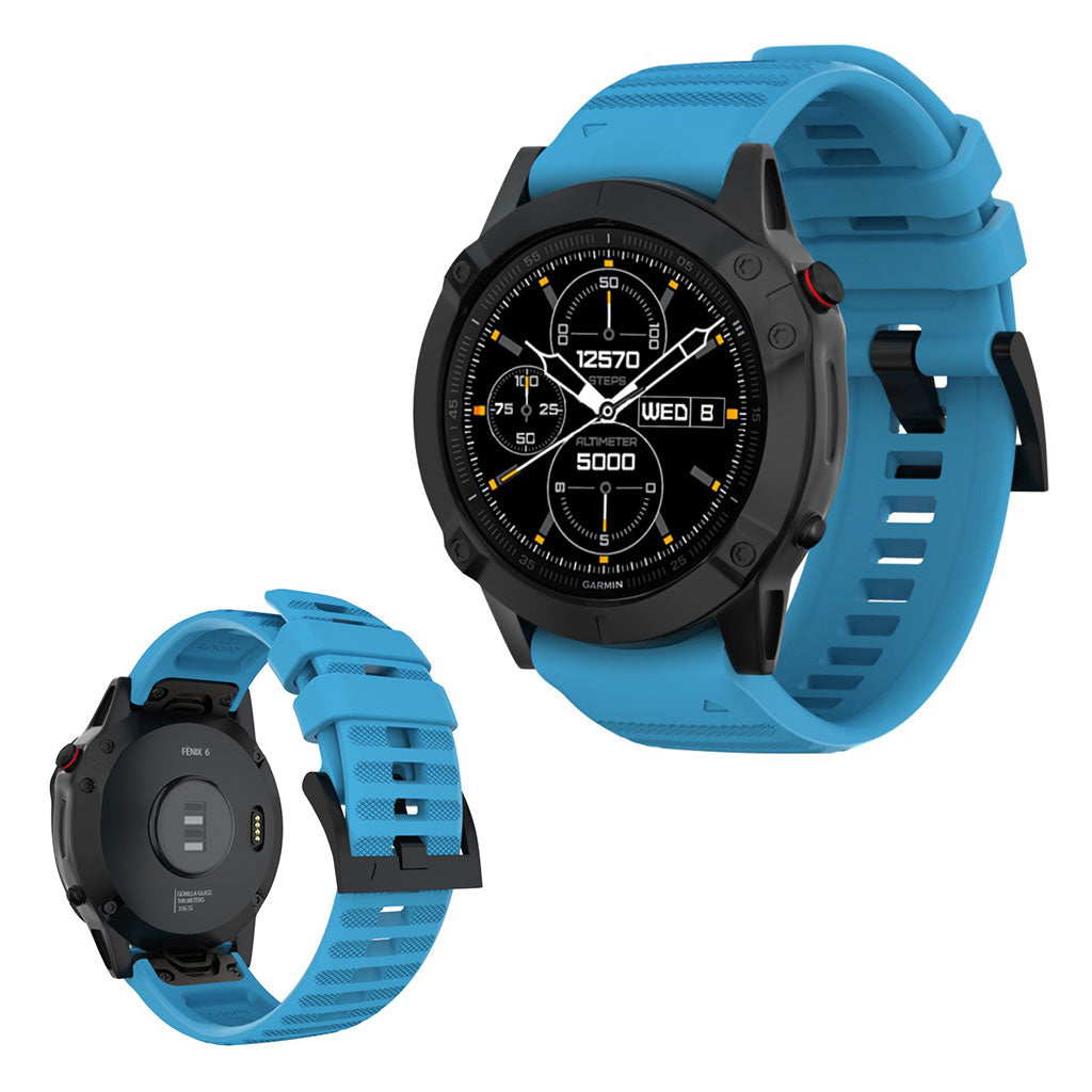 Stilren Universal Garmin Silikone Rem - Blå#serie_8