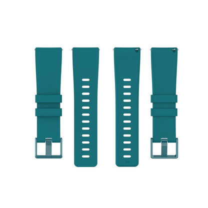 Vildt sejt Fitbit Versa 2 / Fitbit Versa Lite Silikone Rem - Størrelse: S - Grøn#serie_8