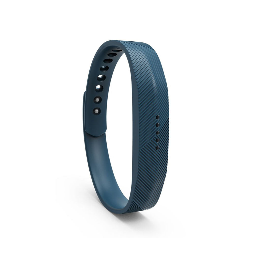 Super fint Fitbit Flex 2 Silikone Rem - Blå#serie_1