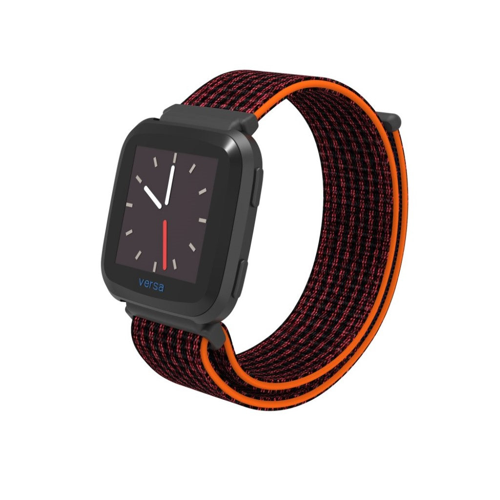 Super hårdfør Fitbit Versa Nylon Rem - Flerfarvet#serie_2