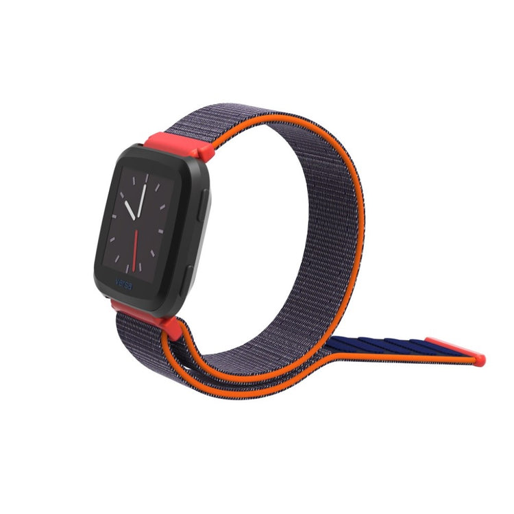 Super hårdfør Fitbit Versa Nylon Rem - Flerfarvet#serie_7