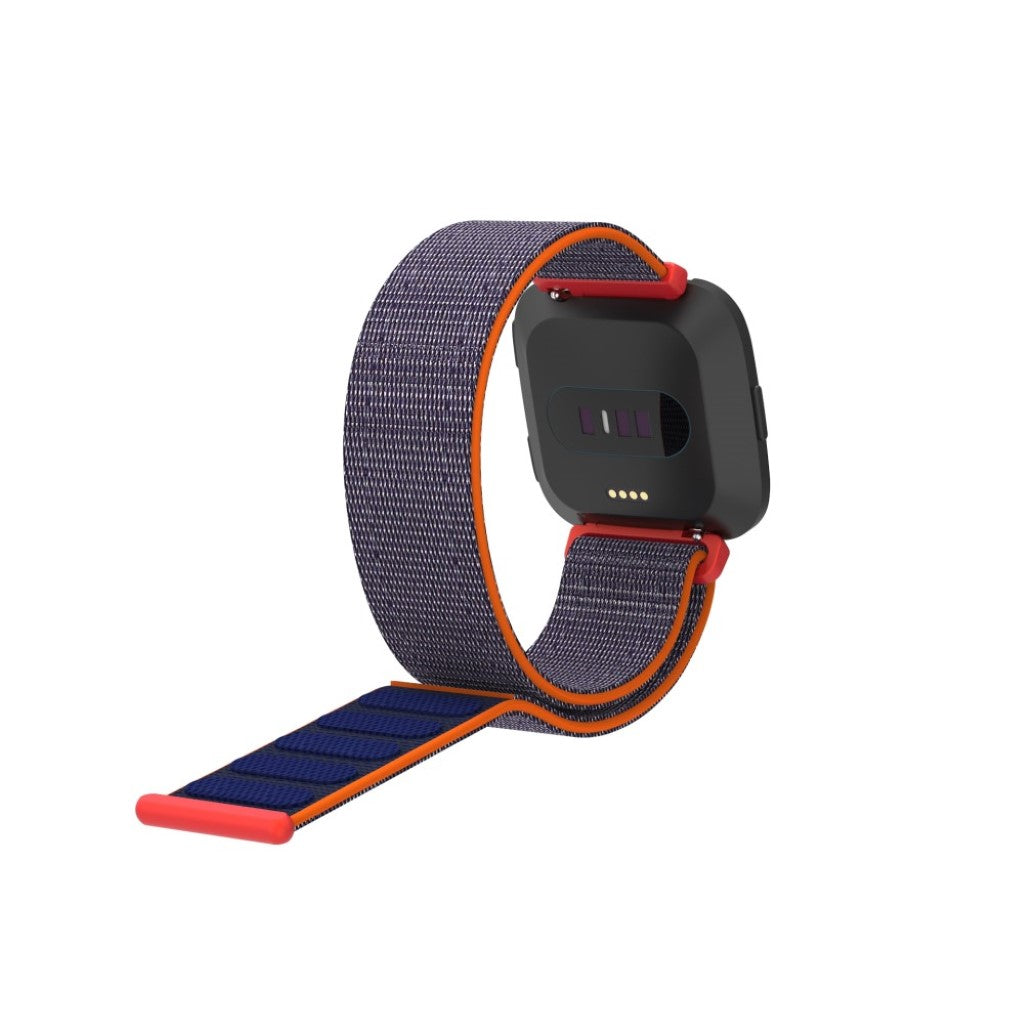 Super hårdfør Fitbit Versa Nylon Rem - Flerfarvet#serie_7