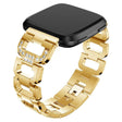 Großartig Fitbit Versa Metall und Strass armband