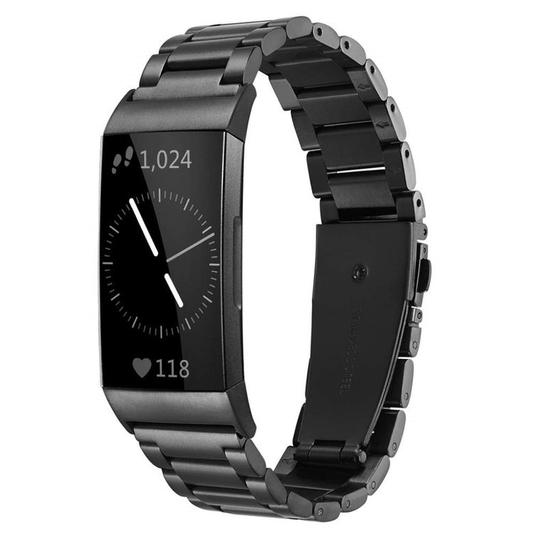 Fed Fitbit Charge 3 Metal Rem - Sort#serie_1