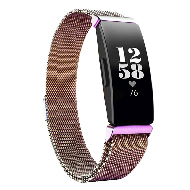 Mega fed Fitbit Inspire Metal Rem - Flerfarvet#serie_4