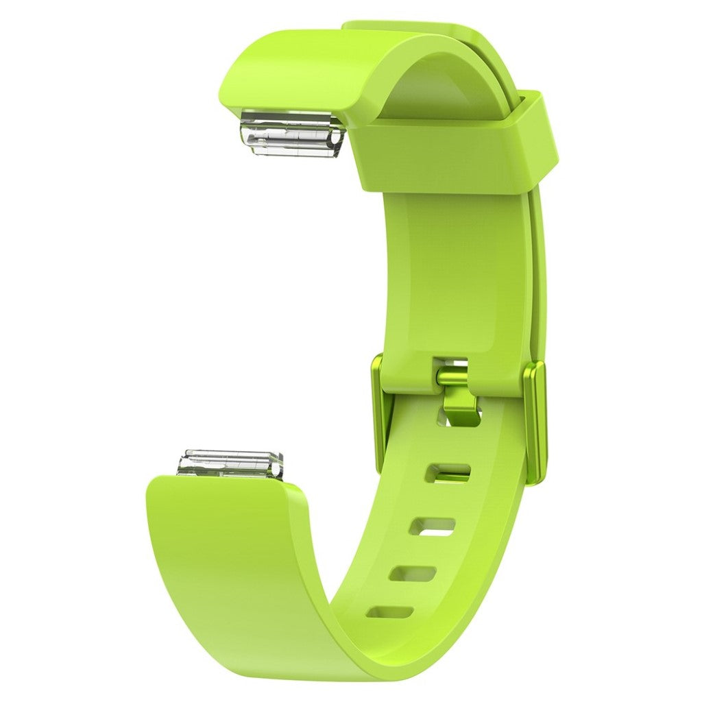 Komfortabel Fitbit Inspire Silikone Rem - Grøn#serie_7