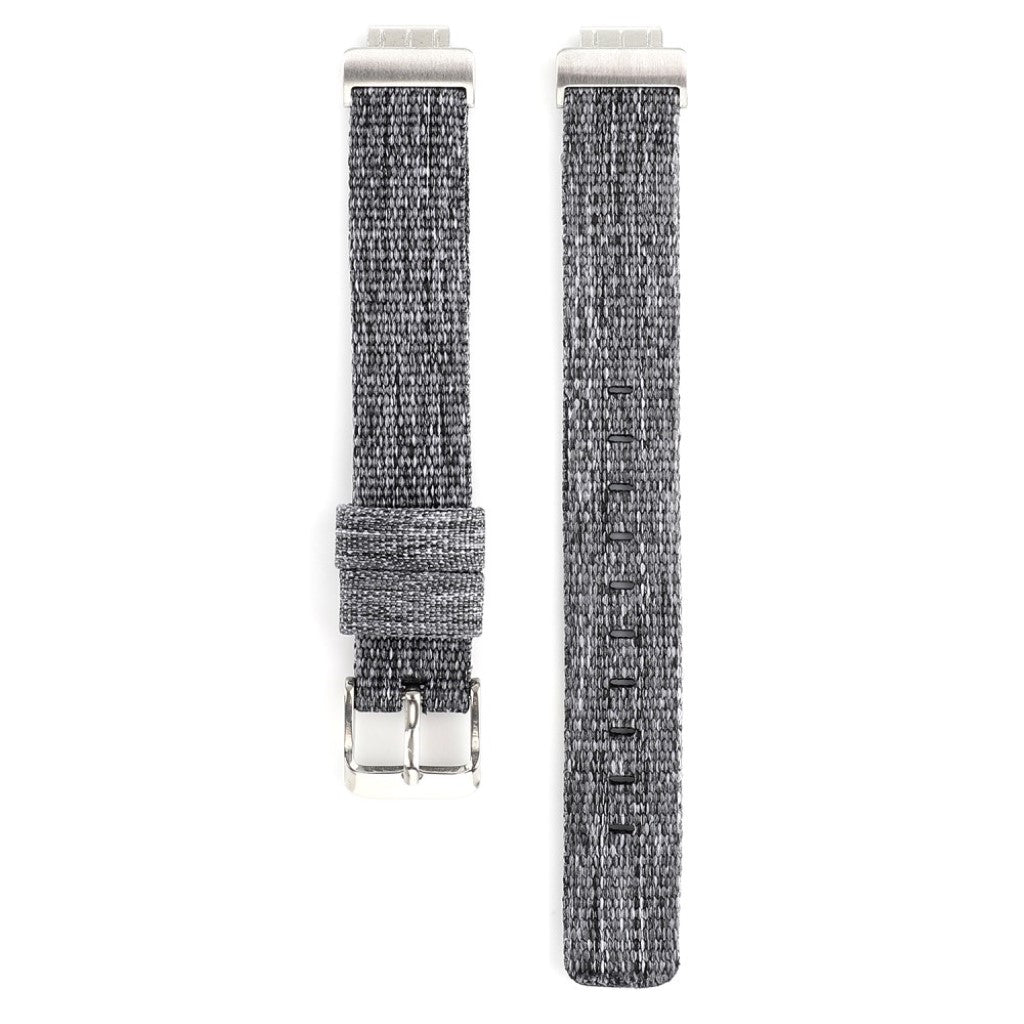 Super fantastisk Fitbit Inspire Nylon Rem - Sølv#serie_2