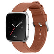 Dauerhaft Fitbit Versa 2 Echtes Leder armband