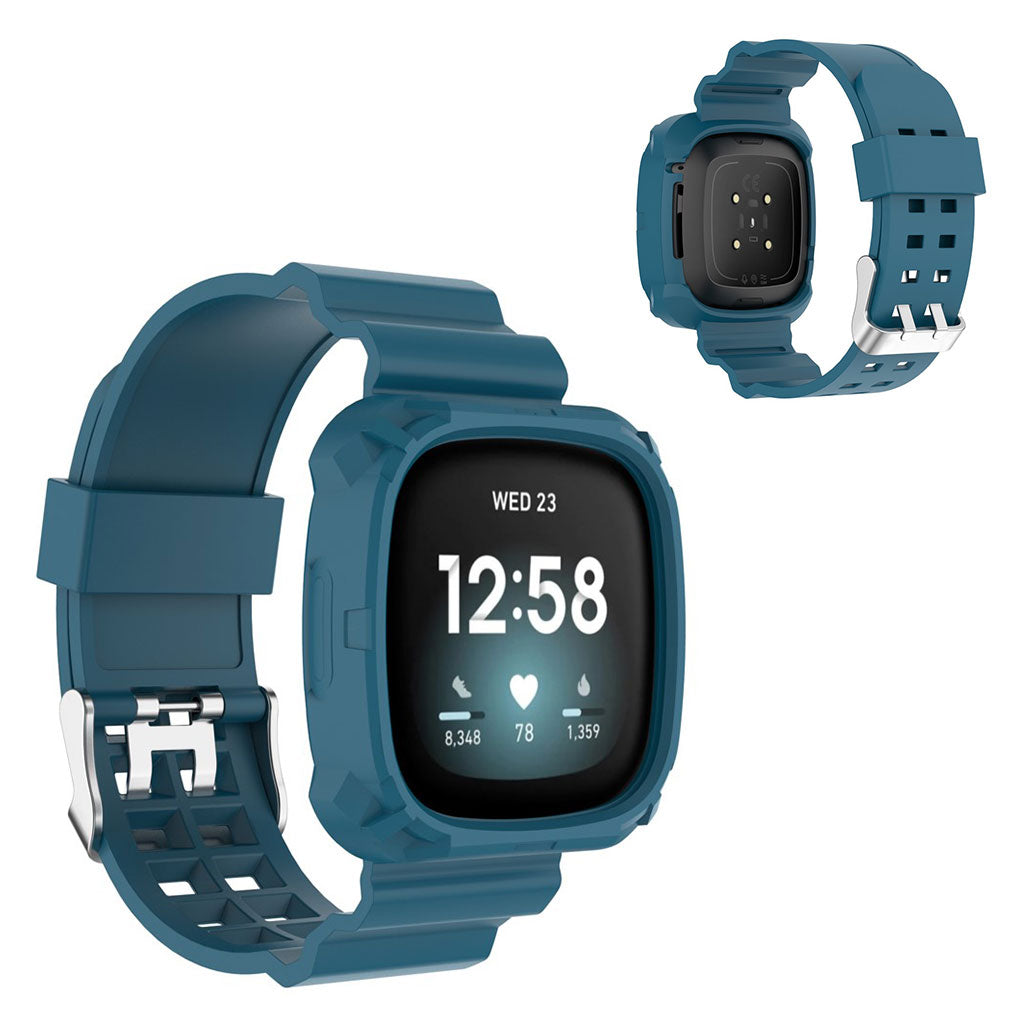 Pink Fitbit Versa 3 Silikone Urrem#serie_4