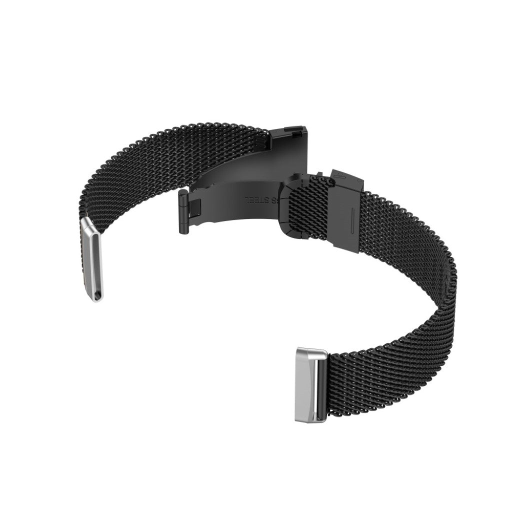 Rigtigt rart Fitbit Versa 3 Metal Rem - Sort#serie_1