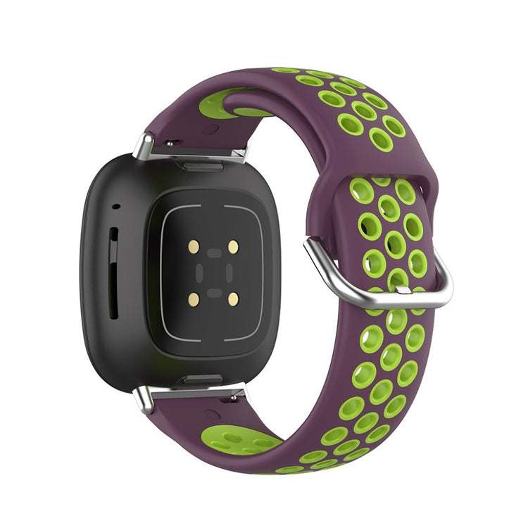 Mega fint Fitbit Versa 3 / Fitbit Sense Silikone Rem - Flerfarvet#serie_15