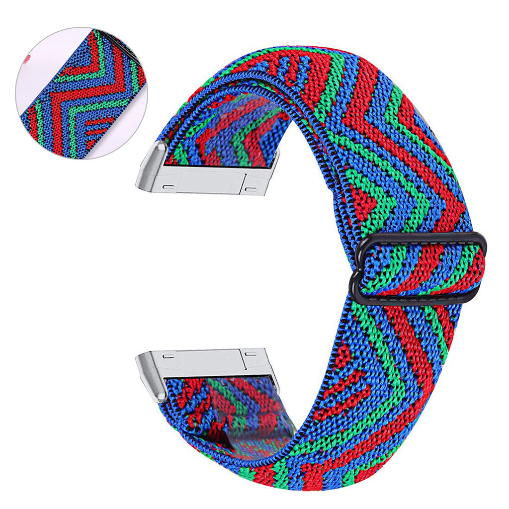 Mega smuk Fitbit Versa 3 Nylon Rem - Flerfarvet#serie_15