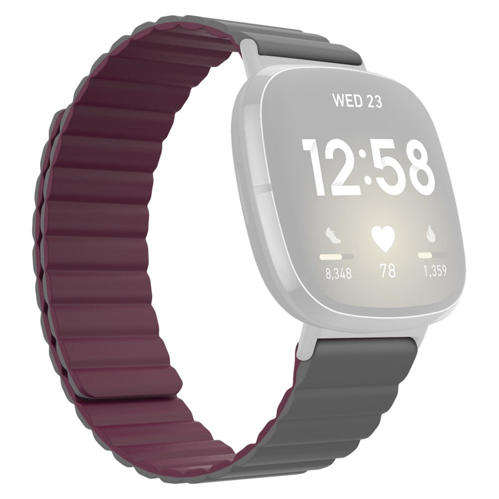 Fremragende Fitbit Sense / Fitbit Versa 3 Silikone Rem - Rød#serie_2