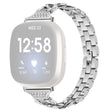 Super modisch Fitbit Versa 3 Metall und Strass armband