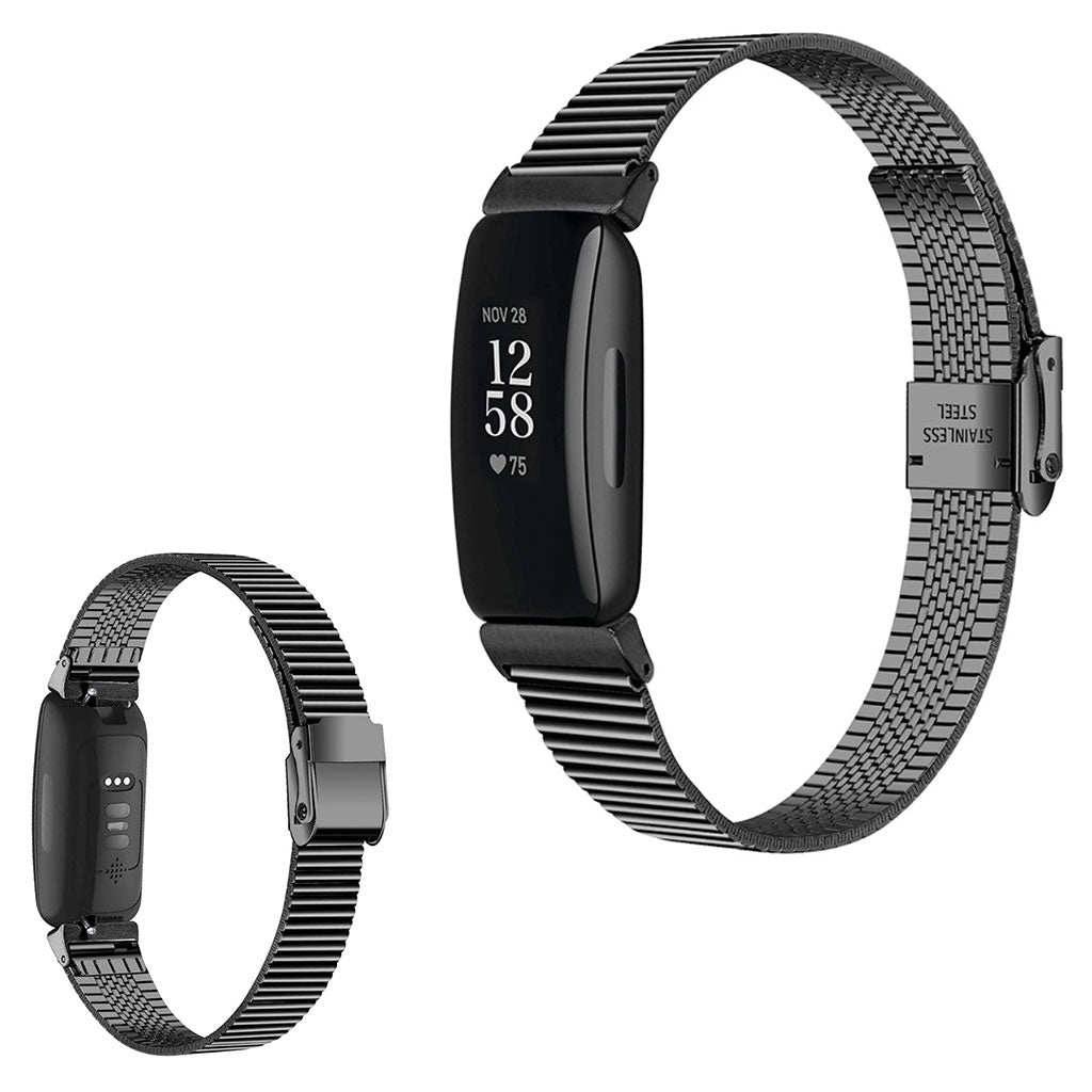 Helt vildt godt Fitbit Inspire 2 Metal Rem - Sort#serie_2