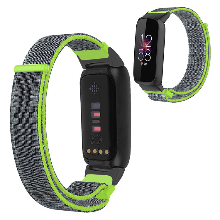 Rigtigt nydelig Fitbit Luxe Nylon Rem - Grøn#serie_6