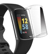 Super Stylisch Fitbit Charge 5 Hülle mit Displayschutz in Silikon / TPU