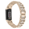 Dauerhaft Fitbit Charge 5 Metall und Strass armband