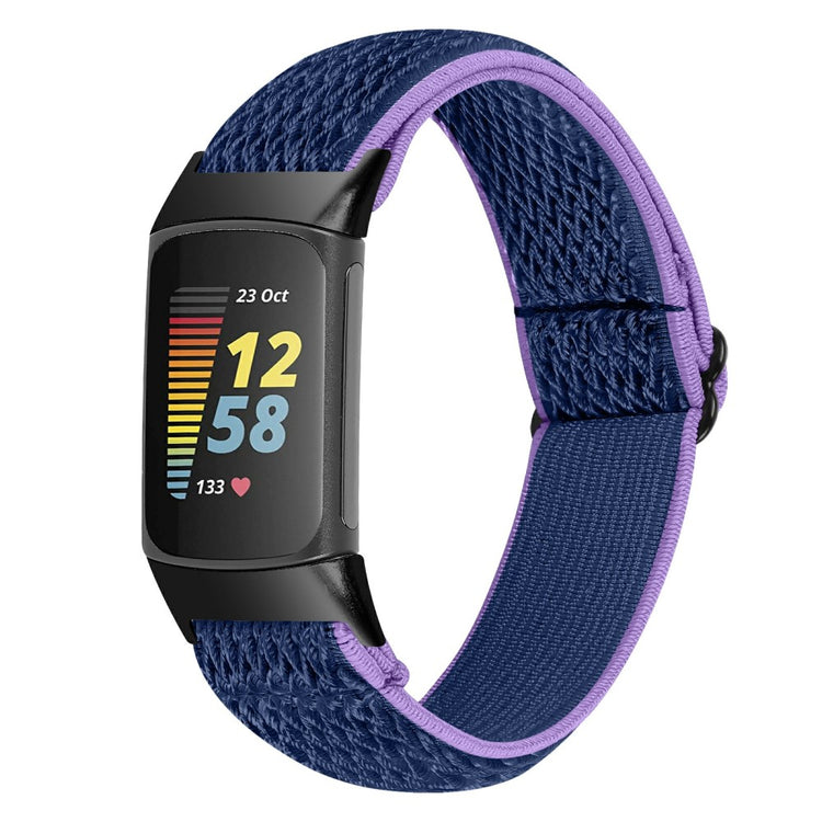 Super slidstærk Fitbit Charge 5  Rem - Lilla#serie_11