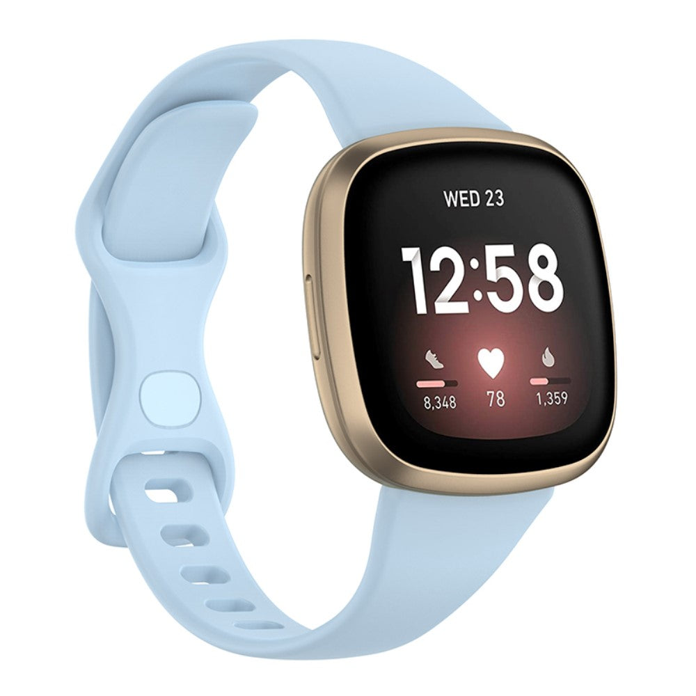 Fed Universal Fitbit Silikone Rem - Størrelse: L - Lilla#serie_12