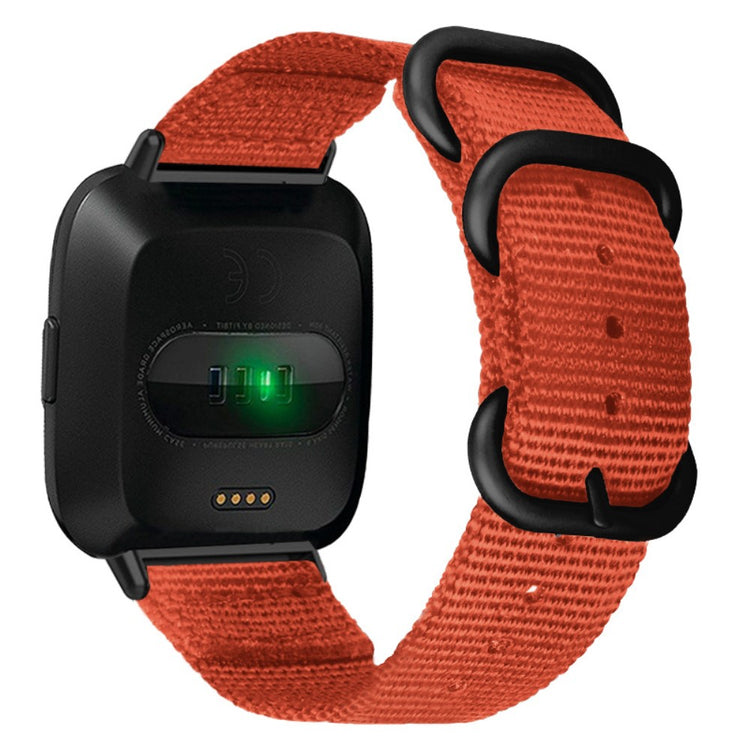 Sejt Universal Fitbit Nylon Rem - Orange#serie_2