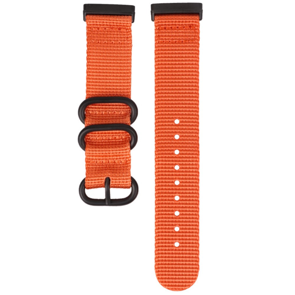 Sejt Universal Fitbit Nylon Rem - Orange#serie_2